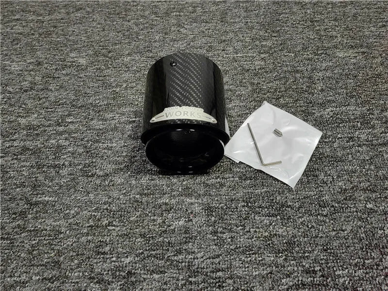 Embout d'Echappement Carbone Mini Cooper R56 R57 F56 F60 - vue arrière - Becquet Voiture