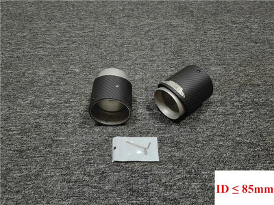 Embout d'Echappement Carbone Mini Cooper R56 R57 F56 F60 - vue de dessus - Becquet Voiture