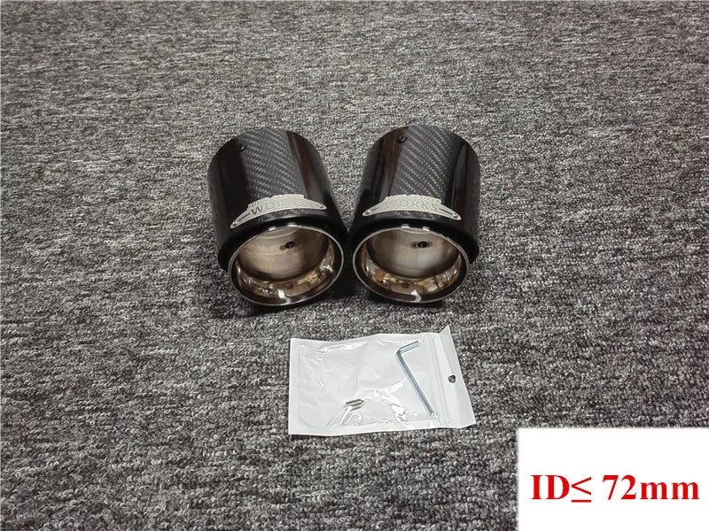 Embout d'Echappement Carbone Mini Cooper R56 R57 F56 F60 - vue de face 2 - Becquet Voiture