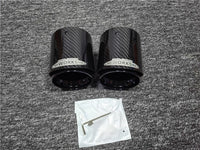 Embout d'Echappement Carbone Noir Brillant Mini Cooper S JCW - packshot studio - Becquet Voiture