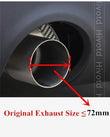 Embout d'Echappement Carbone Noir Brillant Mini Cooper S JCW