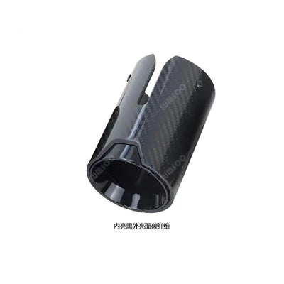 Embout d'Échappement Carbone Universel Ø 59-63 mm - packshot studio - Becquet Voiture