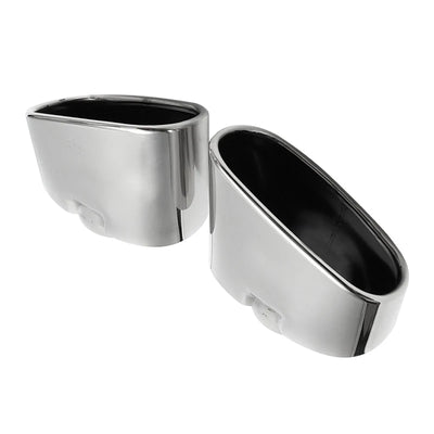 Embout d'Échappement Chromé BMW X5 E70 2000-2016 - vue de trois-quarts - Becquet Voiture