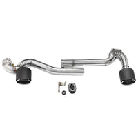 Embout d'Échappement Double Pointe BMW E90 E92 - détail du montage - Becquet Voiture