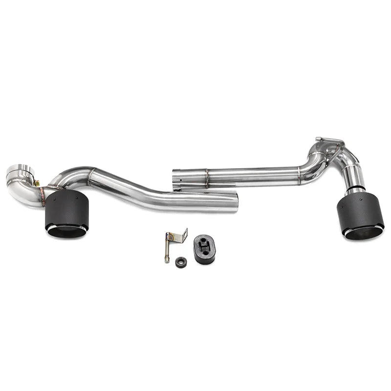 Embout d'Échappement Double Pointe BMW E90 E92 - détail du montage - Becquet Voiture