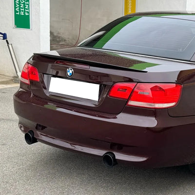 Embout d'Échappement Double Pointe BMW E90 E92 - installé sur véhicule - Becquet Voiture