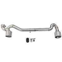 Embout d'Échappement Double Pointe BMW E90 E92 - vue de dessus - Becquet Voiture