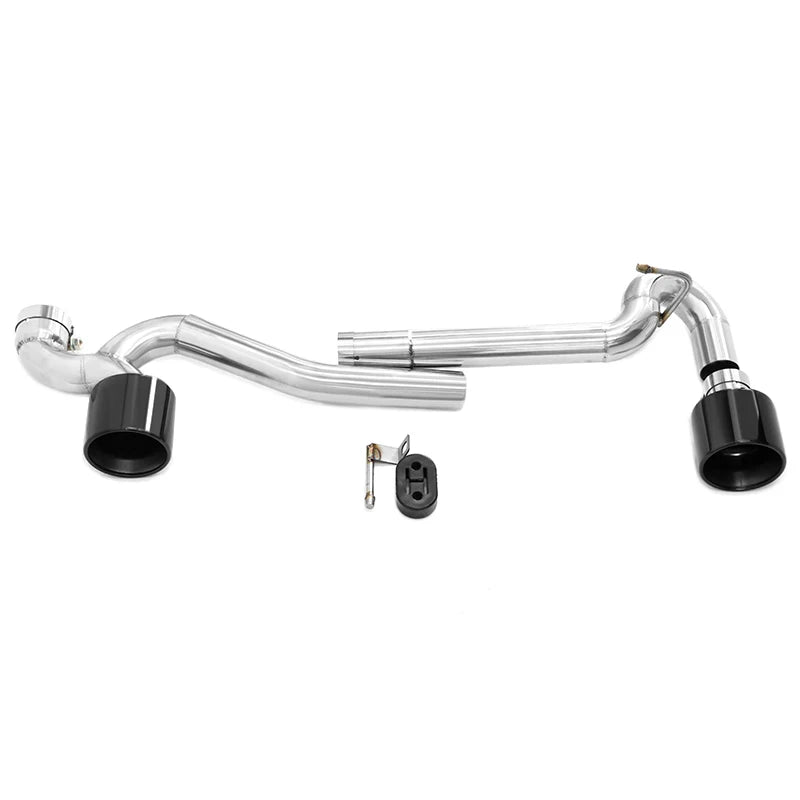 Embout d'Échappement Double Pointe BMW E90 E92 - vue rapprochée - Becquet Voiture