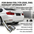 Embout d'Échappement Double Sortie BMW F30 F31 Série 3