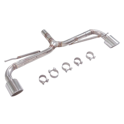 Embout d'Échappement Double Volkswagen Golf 7 GTI - installé sur véhicule - Becquet Voiture