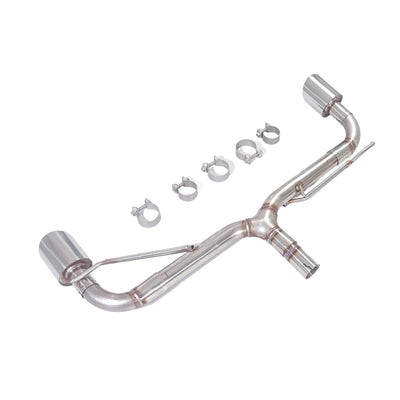 Embout d'Échappement Double Volkswagen Golf 7 GTI - vue arrière - Becquet Voiture