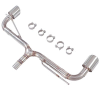 Embout d'Échappement Double Volkswagen Golf 7 GTI - vue de face - Becquet Voiture