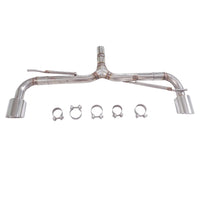 Embout d'Échappement Double Volkswagen Golf 7 GTI - vue de profil - Becquet Voiture