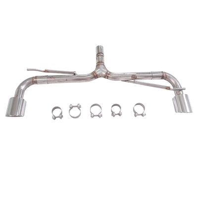 Embout d'Échappement Double Volkswagen Golf 7 GTI - vue de profil - Becquet Voiture
