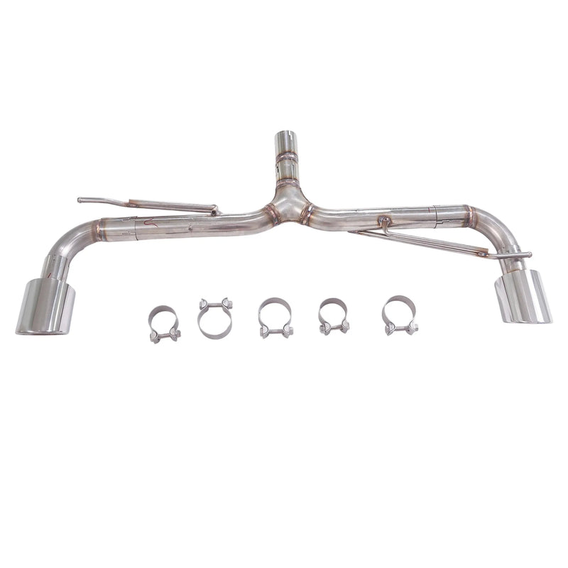 Embout d'Échappement Double Volkswagen Golf 7 GTI - vue de profil - Becquet Voiture
