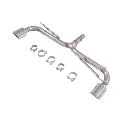 Embout d'Échappement Double Volkswagen Golf 7 GTI - vue de trois-quarts - Becquet Voiture