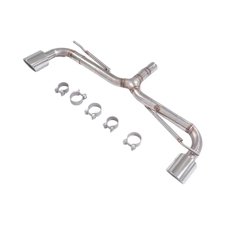 Embout d'Échappement Double Volkswagen Golf 7 GTI - vue de trois-quarts - Becquet Voiture