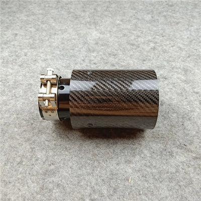 Embout d'Échappement Inox BMW M Performance M2 M3 M5 - vue de profil - Becquet Voiture