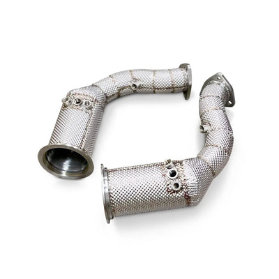 Embout d'Échappement Inox Lamborghini URUS Cayenne - vue rapprochée - Becquet Voiture