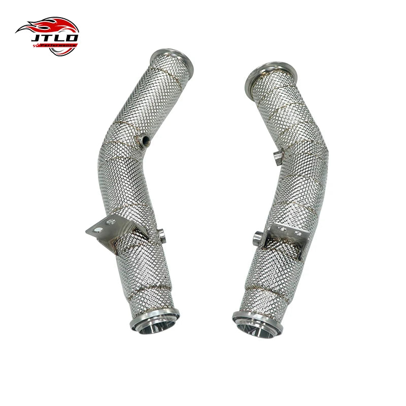 Embout d'Échappement Inox Mercedes W205 C43 - installé sur véhicule - Becquet Voiture
