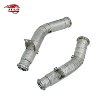 Embout d'Échappement Inox Mercedes W205 C43 - vue de profil - Becquet Voiture