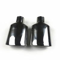 Embout d'Échappement Inox Style AMG (Sortie Unique) - installé sur véhicule - Becquet Voiture