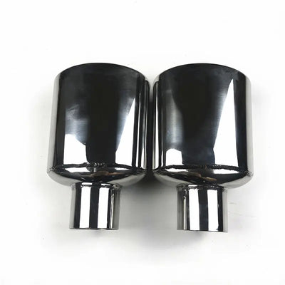 Embout d'Échappement Inox Style AMG (Sortie Unique) - vue de profil - Becquet Voiture