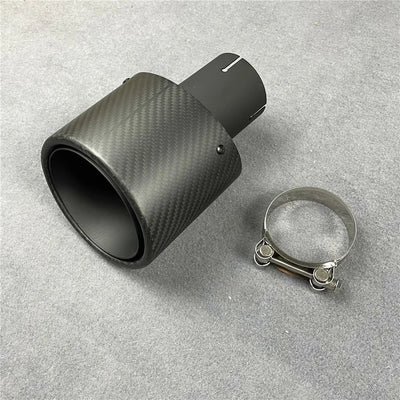 Embout d'Échappement Kia Stinger GT Carbone Ovale - vue arrière - Becquet Voiture