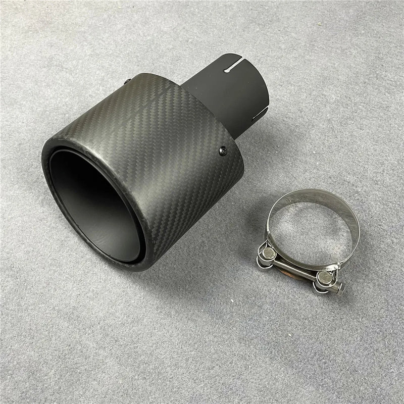 Embout d'Échappement Kia Stinger GT Carbone Ovale - vue arrière - Becquet Voiture