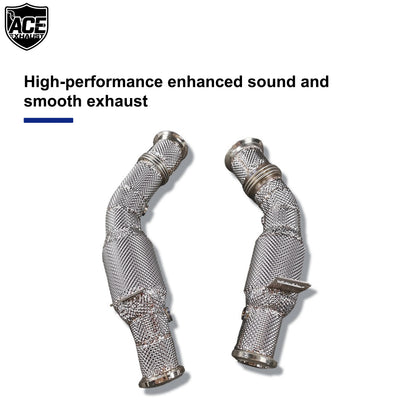 Embout d'Échappement Mercedes-AMG C43 E43 GLC43 GLE43 - installé sur véhicule - Becquet Voiture