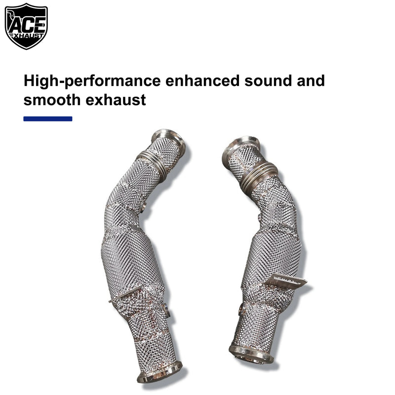 Embout d'Échappement Mercedes-AMG C43 E43 GLC43 GLE43 - installé sur véhicule - Becquet Voiture