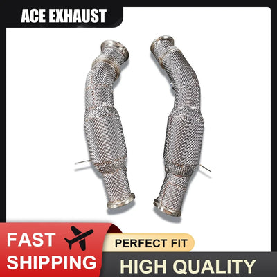 Embout d'Échappement Mercedes-AMG C43 E43 GLC43 GLE43 - vue de face - Becquet Voiture