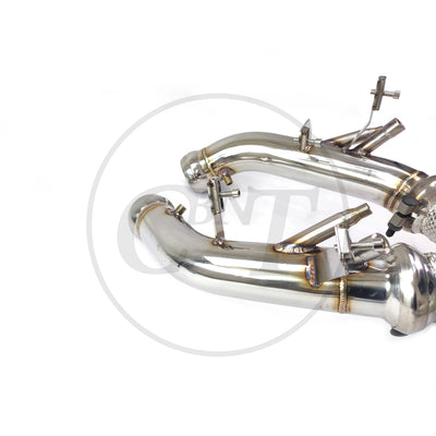 Embout d'Échappement Mercedes-AMG E63S W213 4.0T - vue de trois-quarts - Becquet Voiture