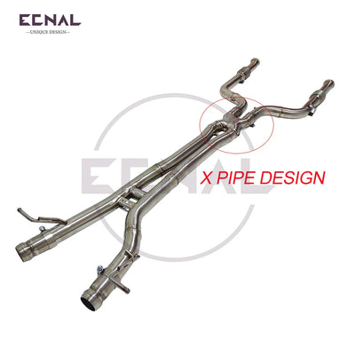 Embout d'Échappement Mercedes AMG W205 C43 E43 - détail du montage - Becquet Voiture