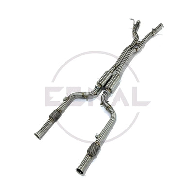 Embout d'Échappement Mercedes AMG W205 C43 E43 - installé sur véhicule - Becquet Voiture