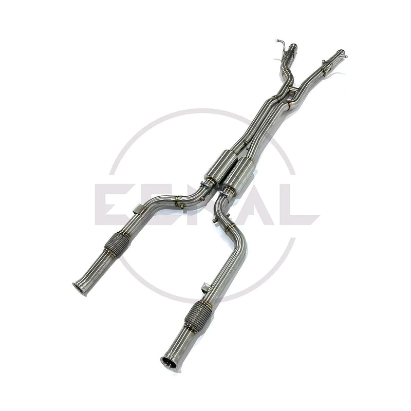 Embout d'Échappement Mercedes AMG W205 C43 E43 - installé sur véhicule - Becquet Voiture