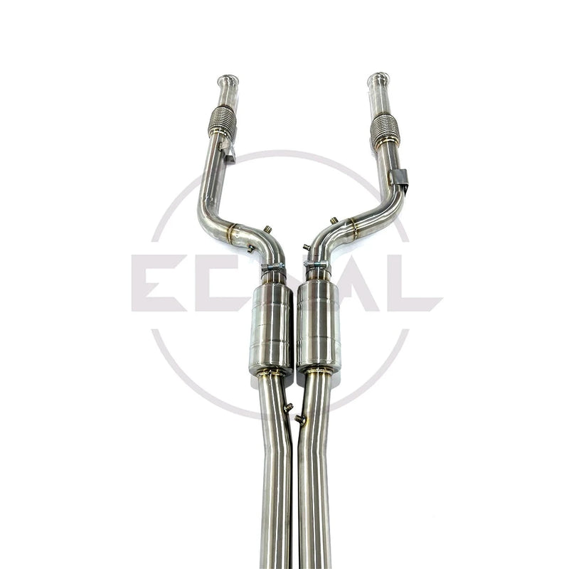 Embout d'Échappement Mercedes AMG W205 C43 E43 - packshot studio - Becquet Voiture