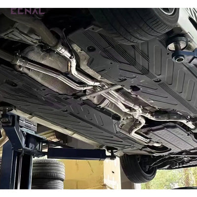 Embout d'Échappement Mercedes AMG W205 C43 E43 - vue arrière - Becquet Voiture