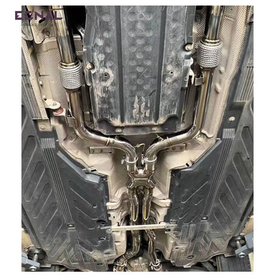 Embout d'Échappement Mercedes AMG W205 C43 E43 - vue de profil - Becquet Voiture