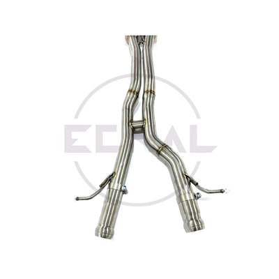 Embout d'Échappement Mercedes AMG W205 C43 E43 - vue de trois-quarts - Becquet Voiture