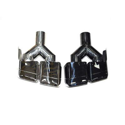 Embout d'Échappement Mercedes-Benz W212 E63 CLS63 W204 - vue arrière - Becquet Voiture