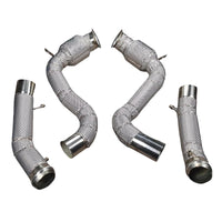 Embout d'Échappement Mercedes C63 AMG W205 - détail du montage - Becquet Voiture