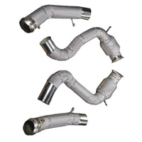 Embout d'Échappement Mercedes C63 AMG W205 - vue rapprochée - Becquet Voiture