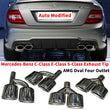 Embout d'Échappement Mercedes Classe C E S AMG