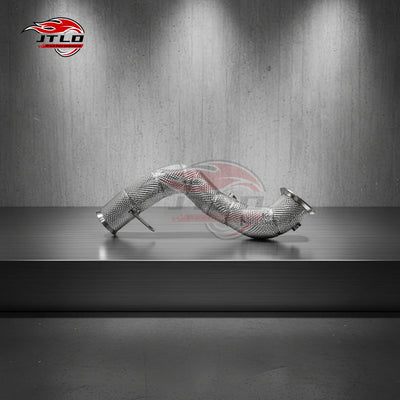 Embout d'Échappement Mercedes Classe C W205 W213 - installé sur véhicule - Becquet Voiture