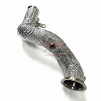 Embout d'Échappement Mercedes Classe C W205 W213 - vue de profil - Becquet Voiture