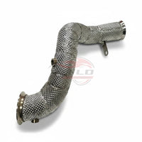 Embout d'Échappement Mercedes Classe C W205 W213 - vue de trois-quarts - Becquet Voiture