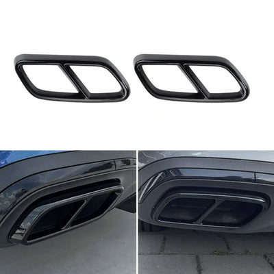 Embout d'Échappement Mercedes Classe C W206 - vue de face - Becquet Voiture
