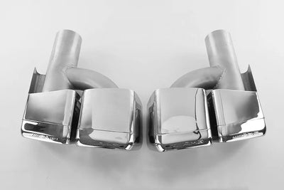 Embout d'Échappement Mercedes Classe E W212 W204 - détail du montage - Becquet Voiture