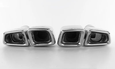 Embout d'Échappement Mercedes Classe E W212 W204 - installé sur véhicule - Becquet Voiture